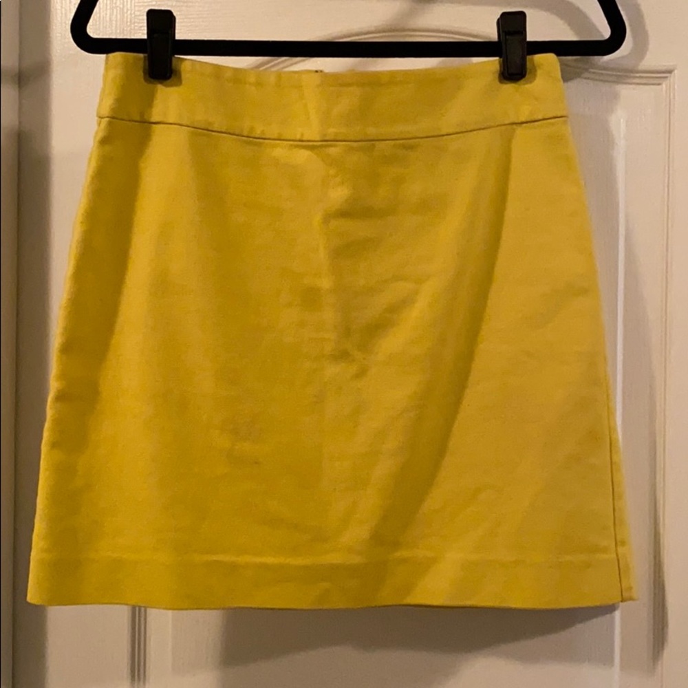 Loft by Ann Taylor yellow skirt